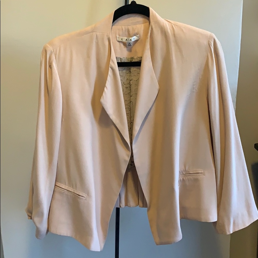 Cabi blush (light/ pale Pink) Blazer, Size M